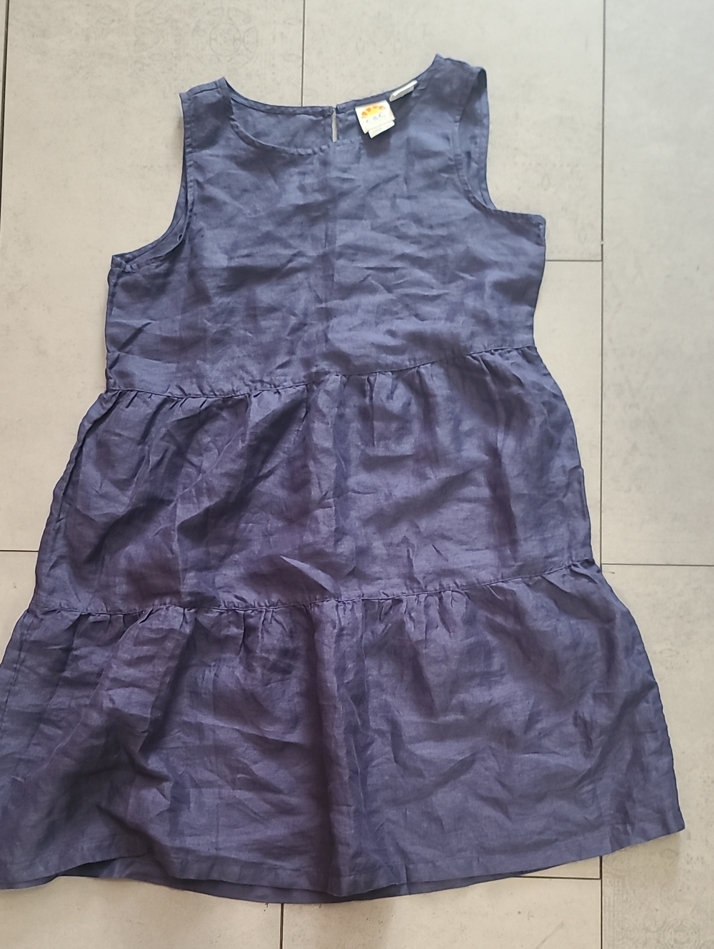 C&C California Linen Top in Deep Navy